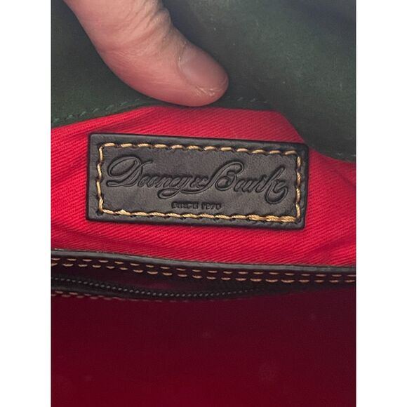 Dooney & Bourke Florentine Black Pebble Leather Satchel Handbag Crossbody Bag - Picture 12 of 14